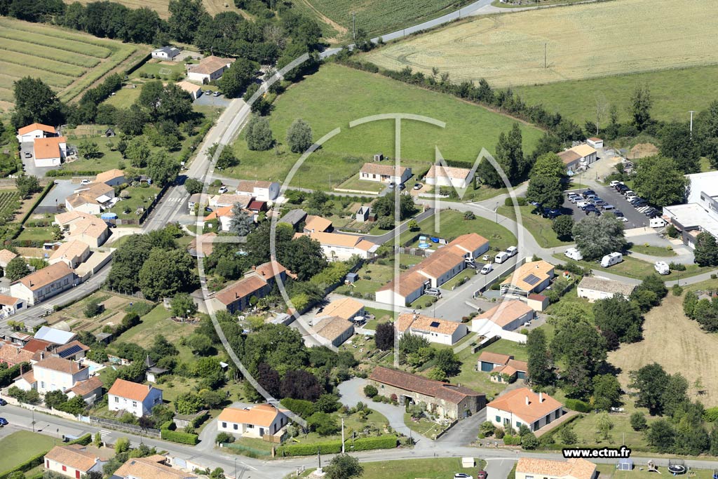 Photo arienne de Moutiers-sur-le-Lay