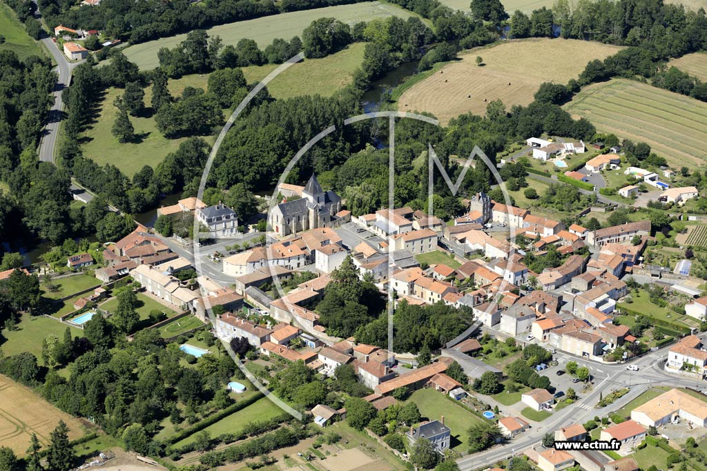 Photo arienne de Moutiers-sur-le-Lay
