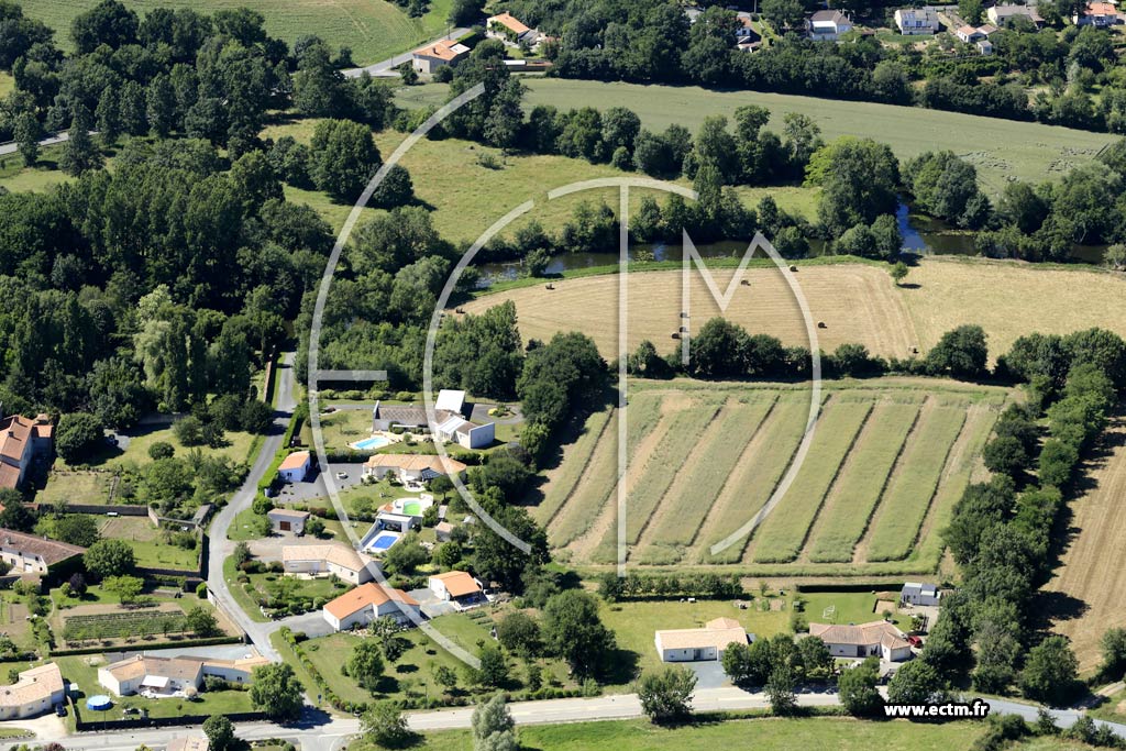 Photo arienne de Moutiers-sur-le-Lay