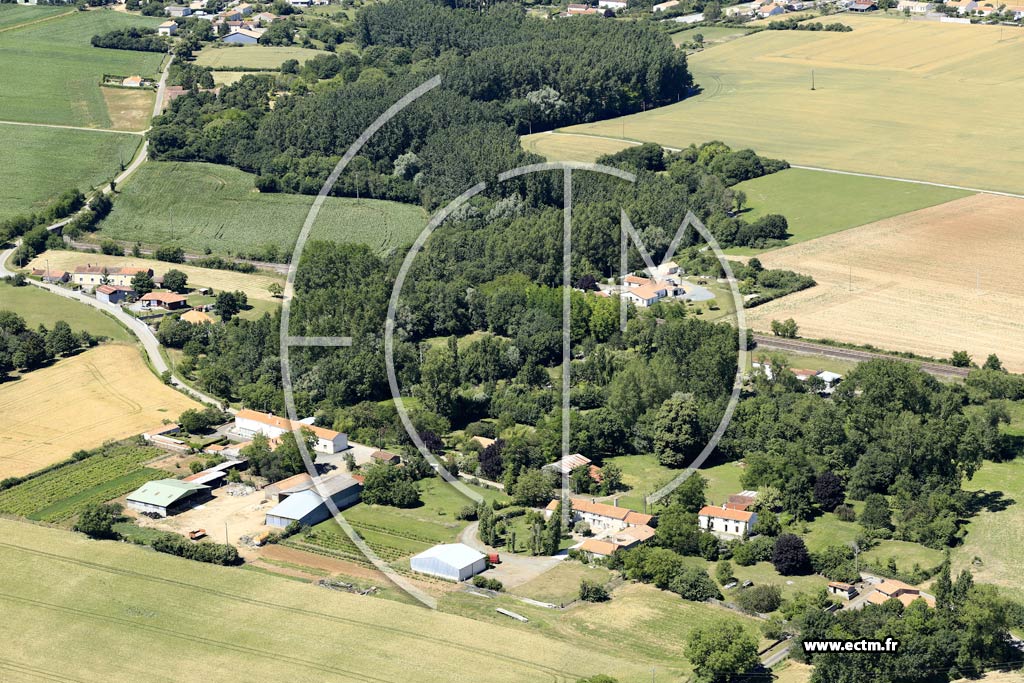 Photo arienne de Mouzeuil-Saint-Martin (le Cor de la Noue)