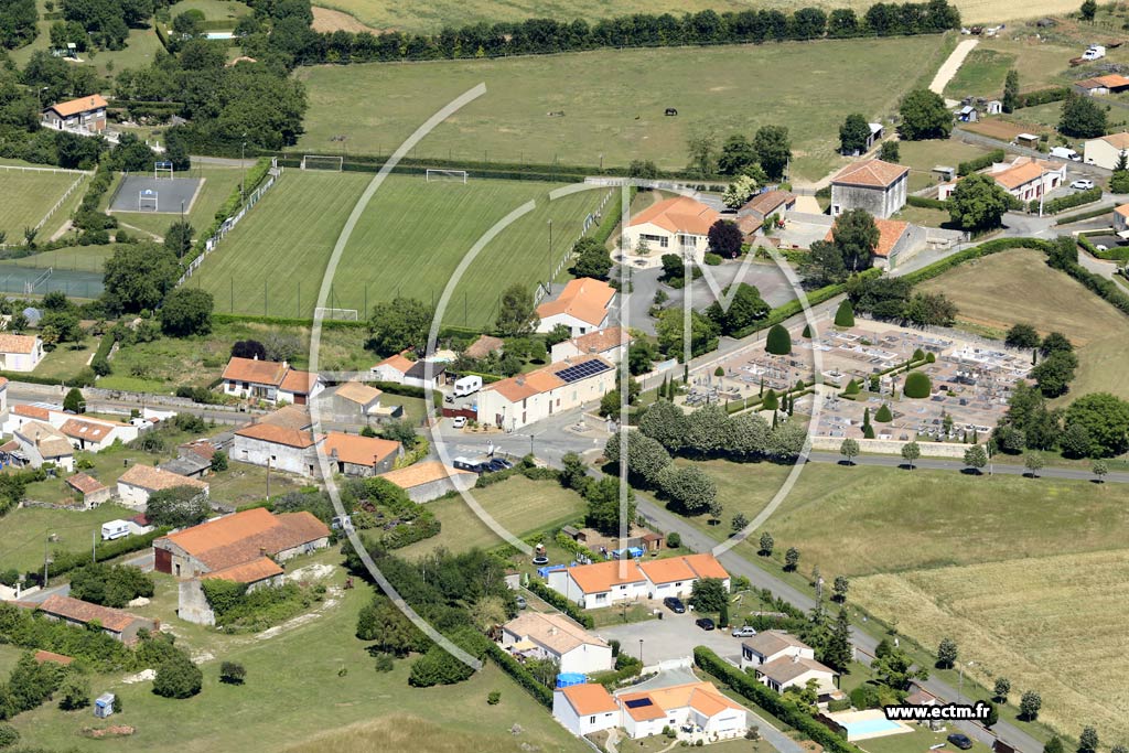 Photo arienne de Saint-Aubin-la-Plaine
