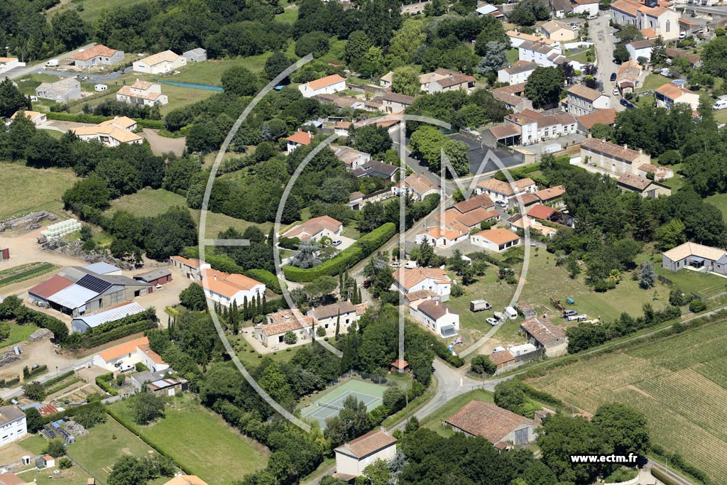 Photo arienne de Saint-Cyr-en-Talmondais