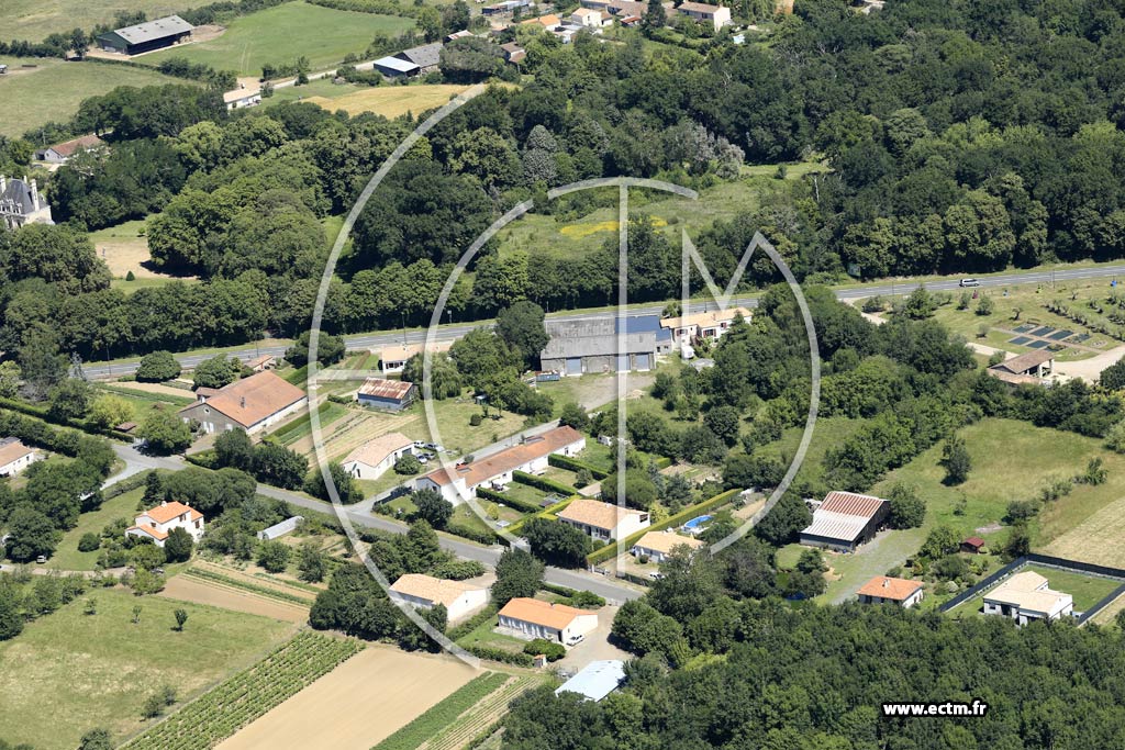 Photo arienne de Saint-Cyr-en-Talmondais
