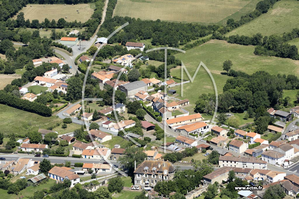 Photo arienne de Saint-Cyr-en-Talmondais