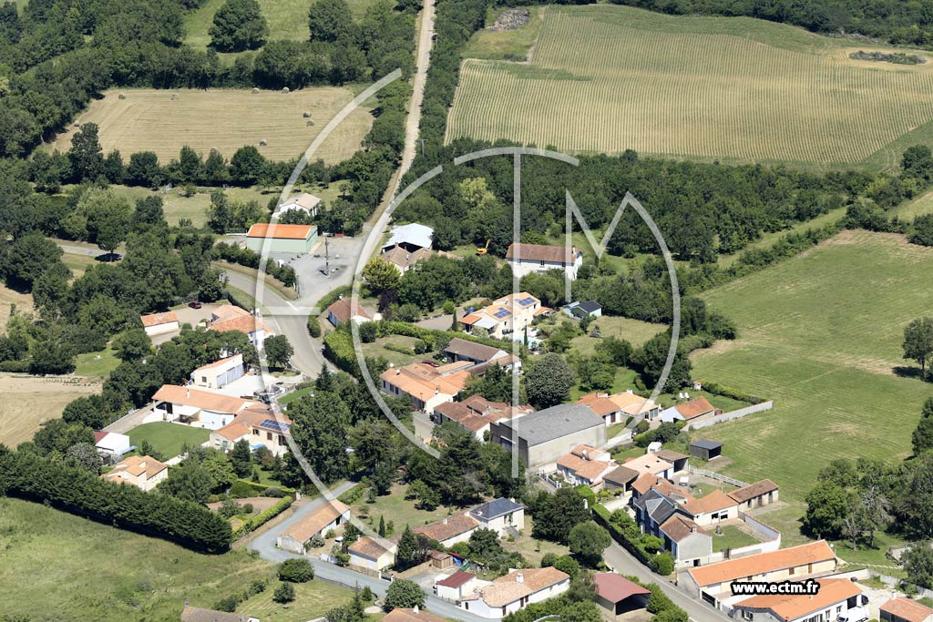 Photo arienne de Saint-Cyr-en-Talmondais