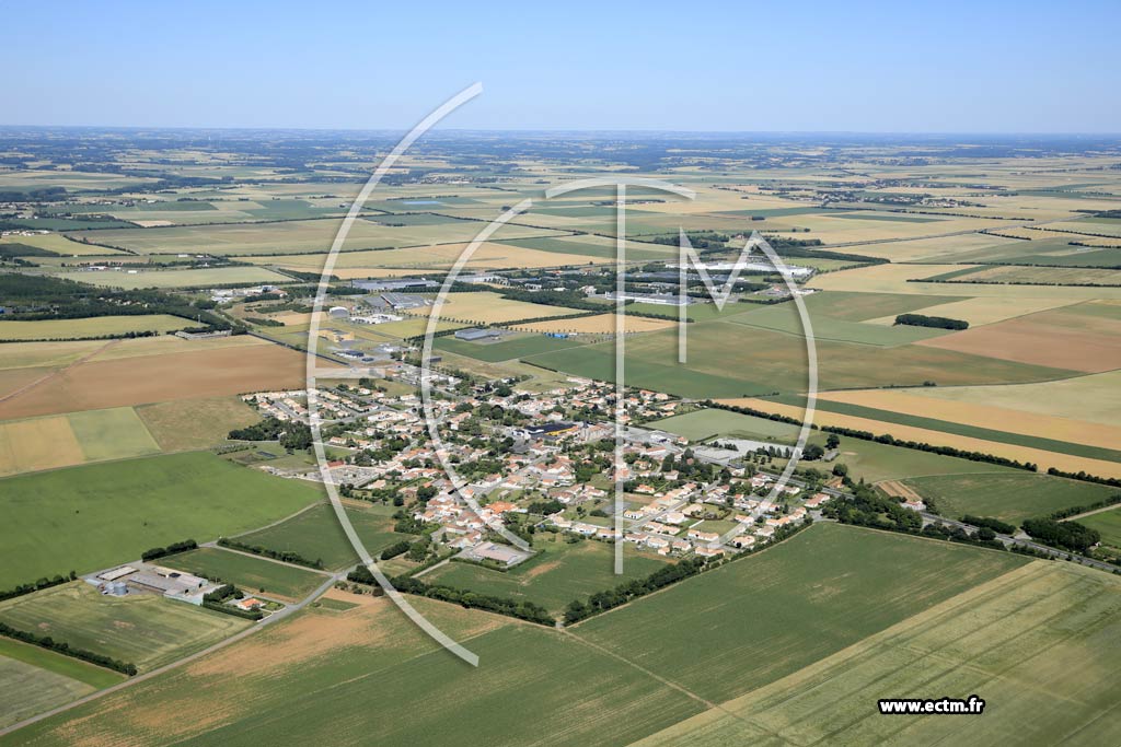 Photo arienne de Saint-Jean-de-Beugn