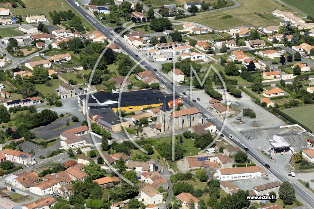 Photo arienne de Saint-Jean-de-Beugn