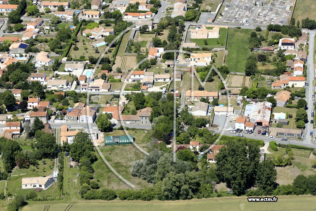 Photo arienne de Sainte-Radgonde-des-Noyers