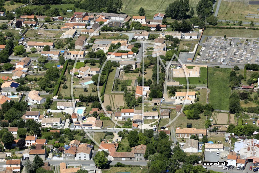 Photo arienne de Sainte-Radgonde-des-Noyers