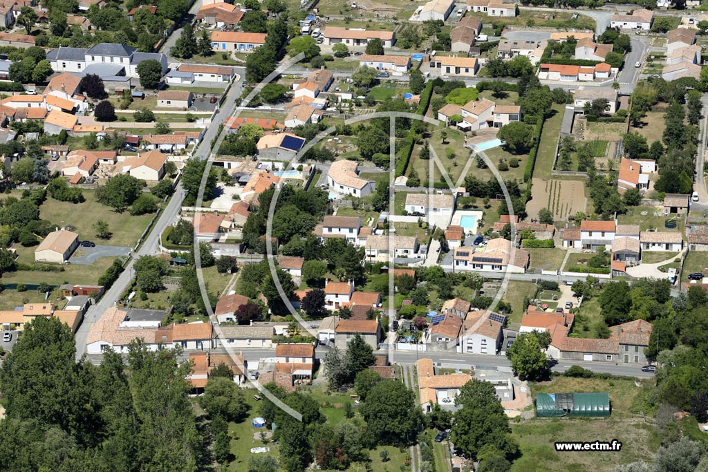 Photo arienne de Sainte-Radgonde-des-Noyers