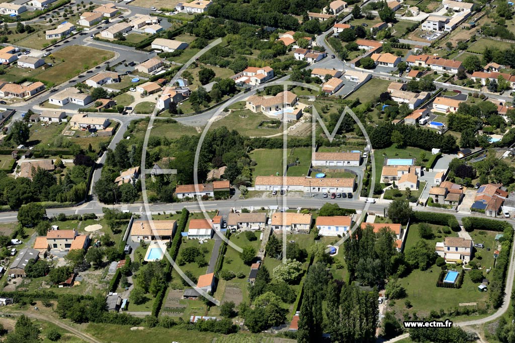 Photo arienne de Sainte-Radgonde-des-Noyers