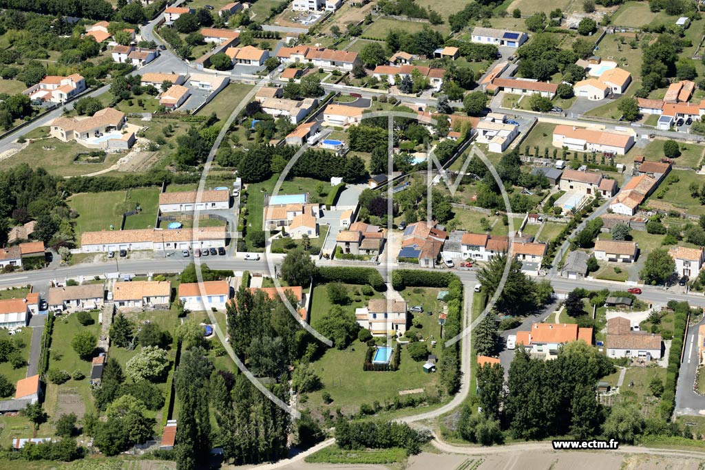 Photo arienne de Sainte-Radgonde-des-Noyers
