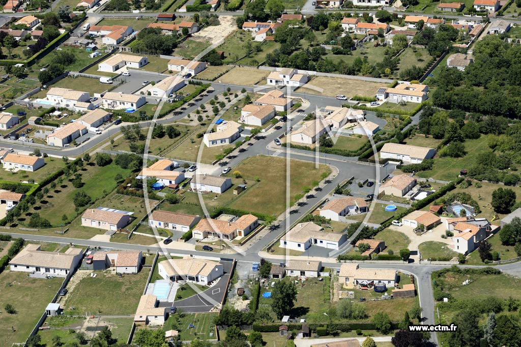 Photo arienne de Sainte-Radgonde-des-Noyers