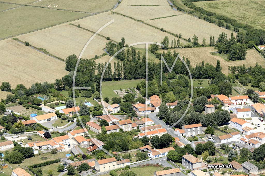 Photo arienne de Sainte-Radgonde-des-Noyers