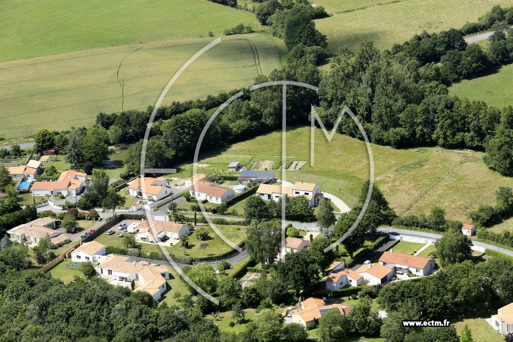 Photo arienne de Belleville-sur-Vie (la Sauvagre)