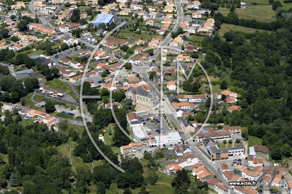 Photo arienne de Dompierre-sur-Yon