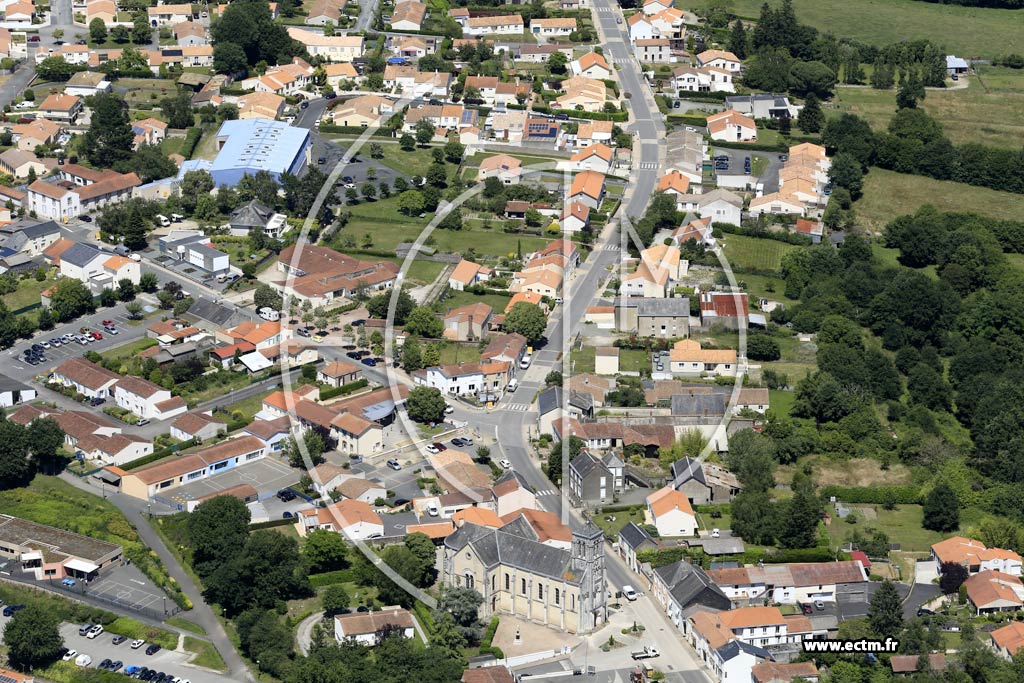 Photo arienne de Dompierre-sur-Yon