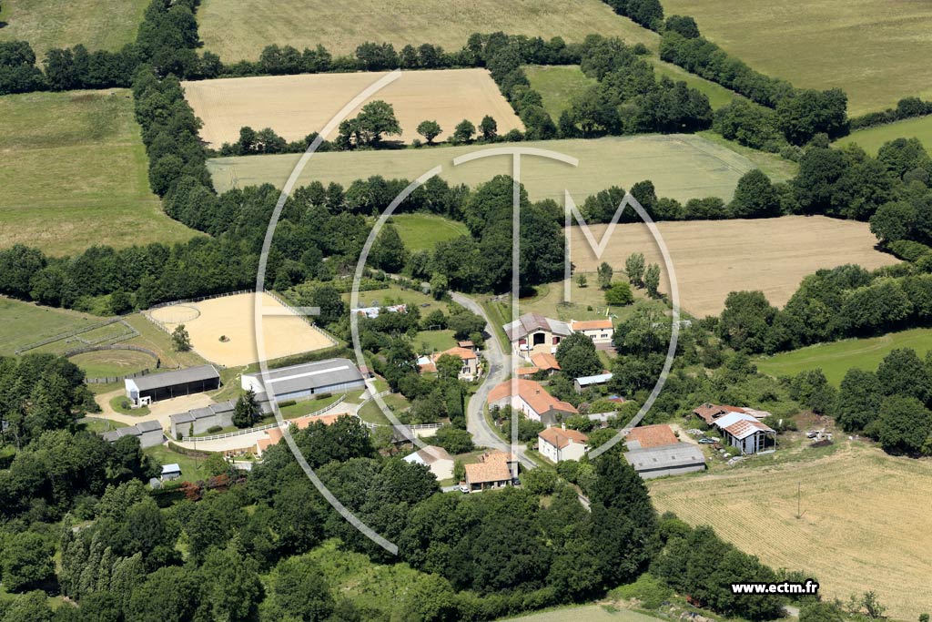 Photo arienne de Dompierre-sur-Yon (la Laiterie)