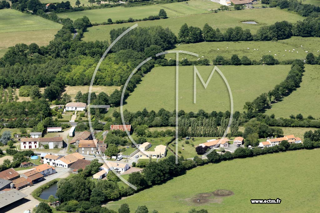 Photo arienne de Le Poir-sur-Vie (le Boucheau)