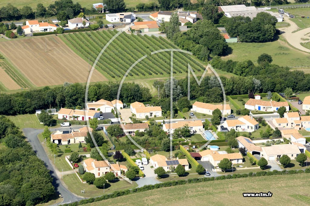Photo arienne de Saint-Denis-la-Chevasse