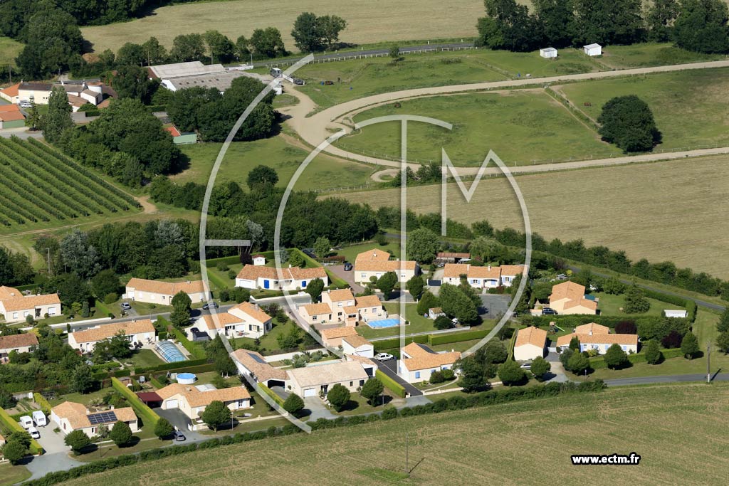 Photo arienne de Saint-Denis-la-Chevasse