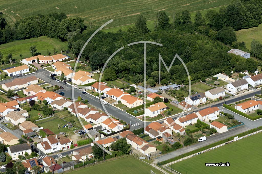 Photo arienne de Saint-Denis-la-Chevasse