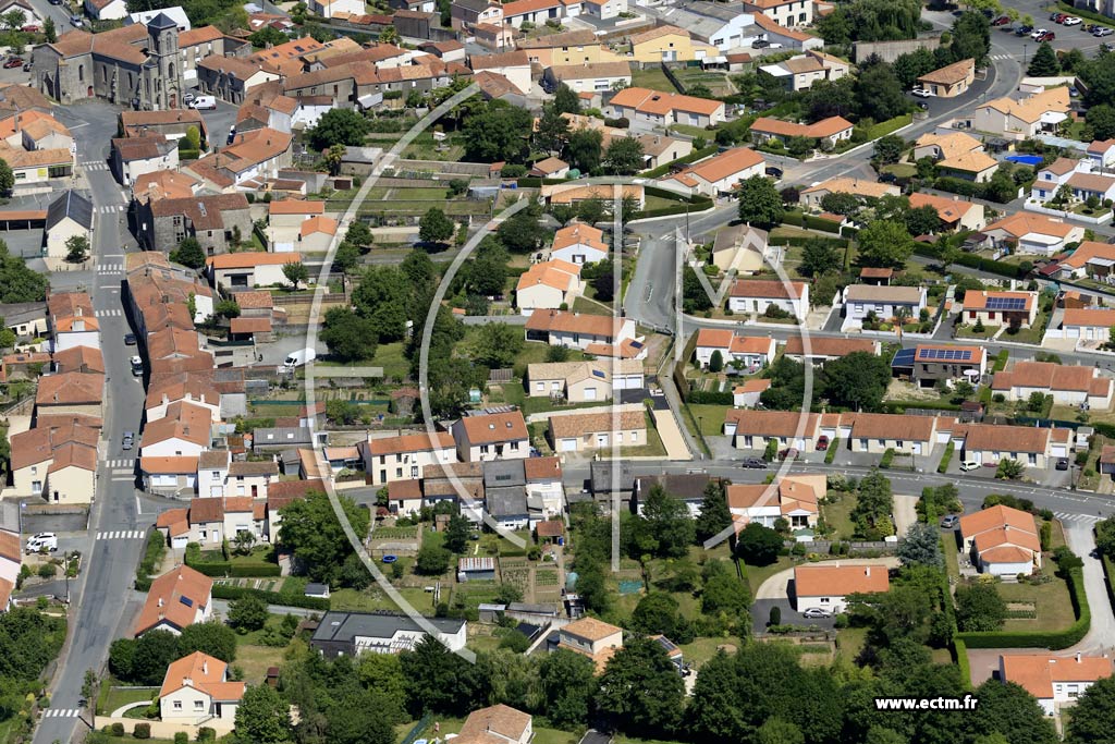 Photo arienne de Beaurepaire