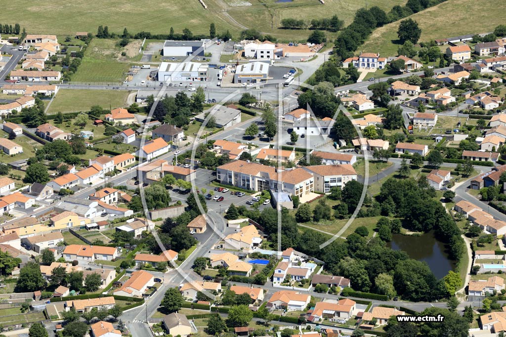 Photo arienne de Beaurepaire
