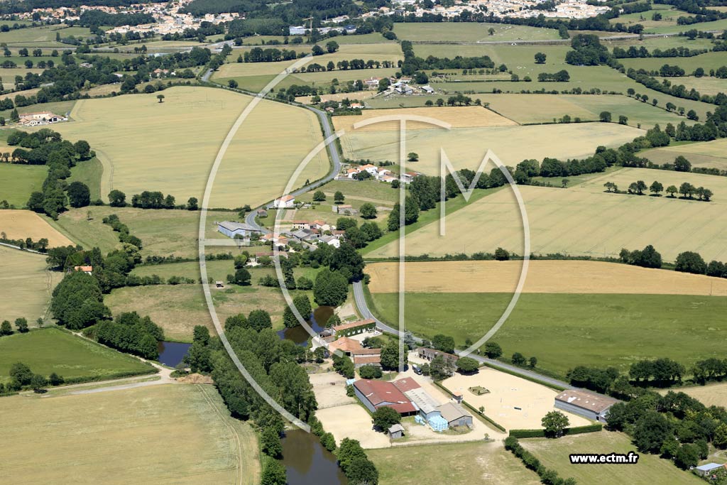 Photo arienne de La Gaubretire (la Grande Renaudire)