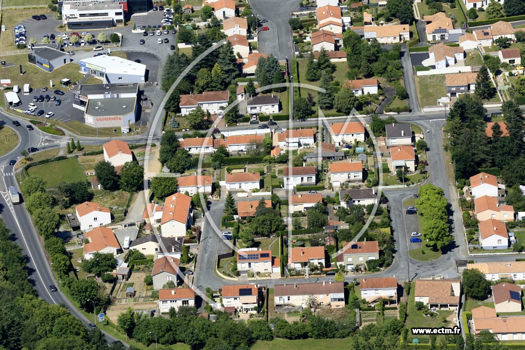 Photo arienne de Les Herbiers (Ouest)