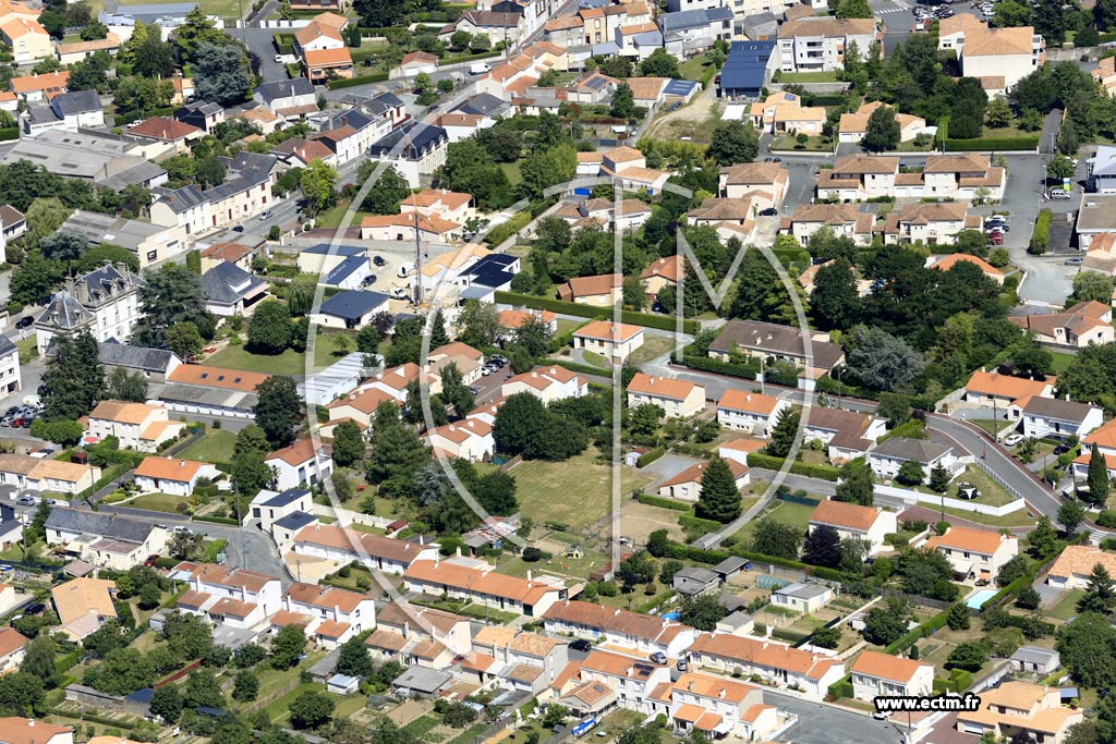 Photo arienne de Les Herbiers (Ouest)