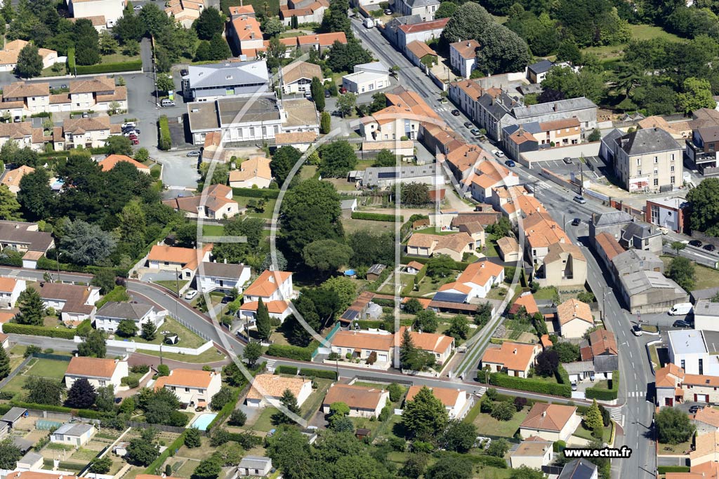 Photo arienne de Les Herbiers (Ouest)
