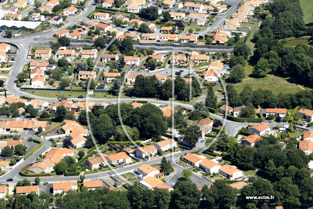 Photo arienne de Les Herbiers (Sud)