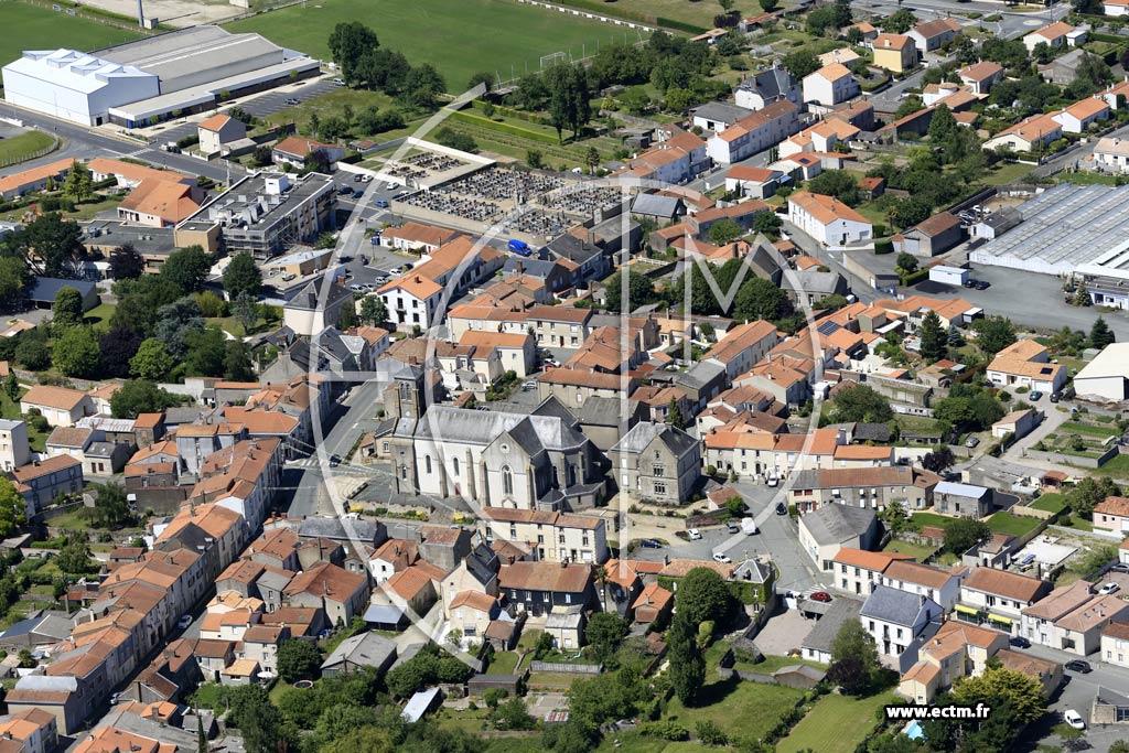 Photo arienne de Les Landes-Genusson
