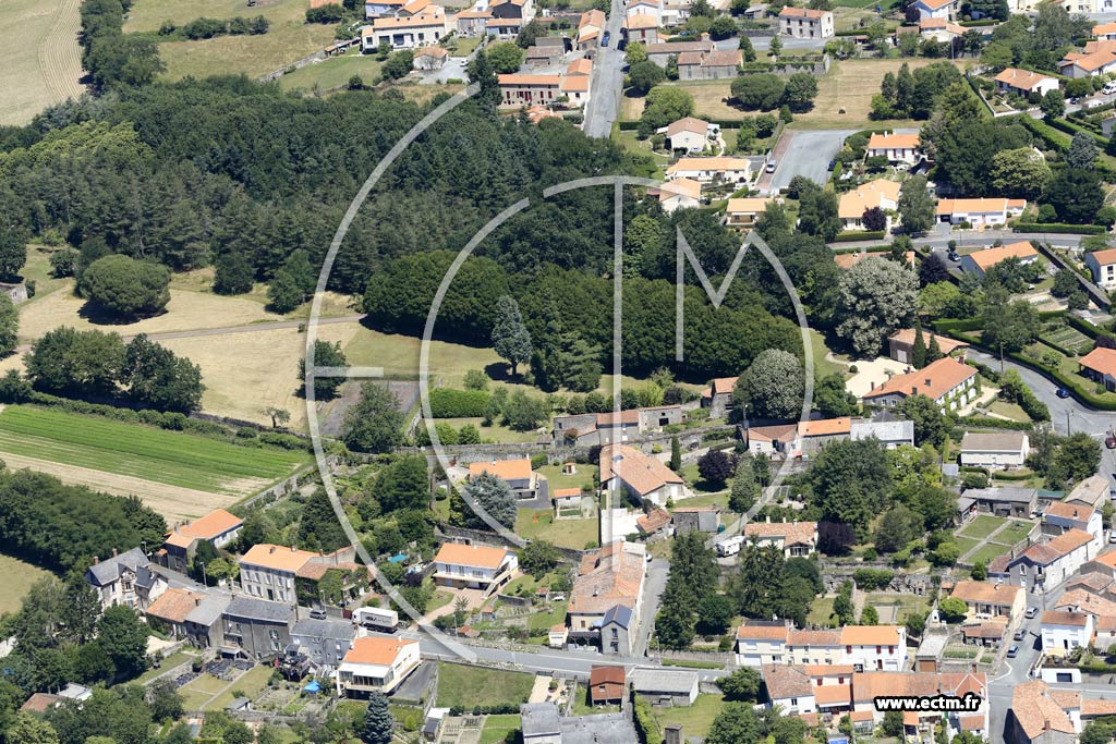 Photo arienne de Mortagne-sur-Svre