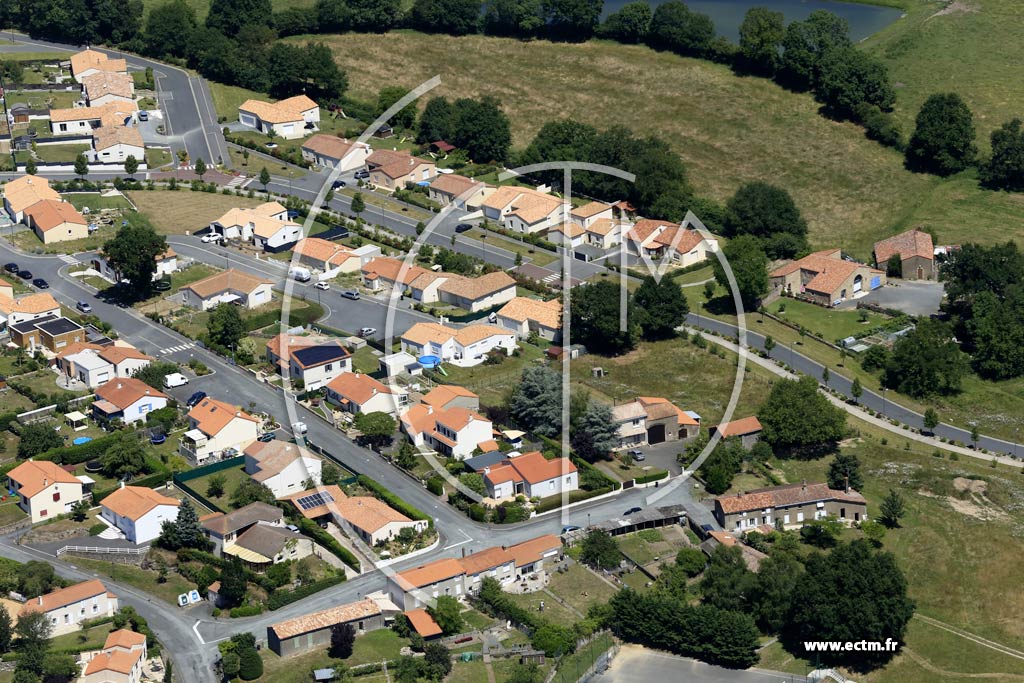 Photo arienne de Mortagne-sur-Svre (vrunes)