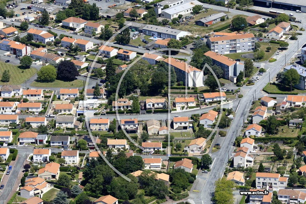 Photo arienne de Mortagne-sur-Svre (le Chiron)