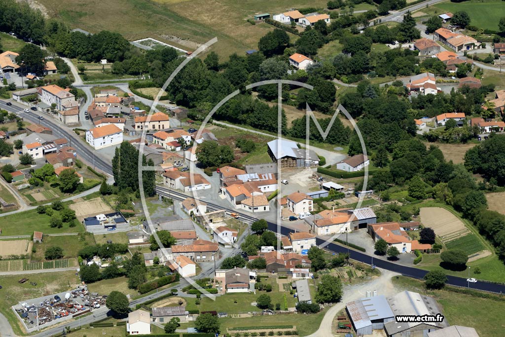Photo arienne de Saint-Andr-Goule-d'Oie (la Brossire)