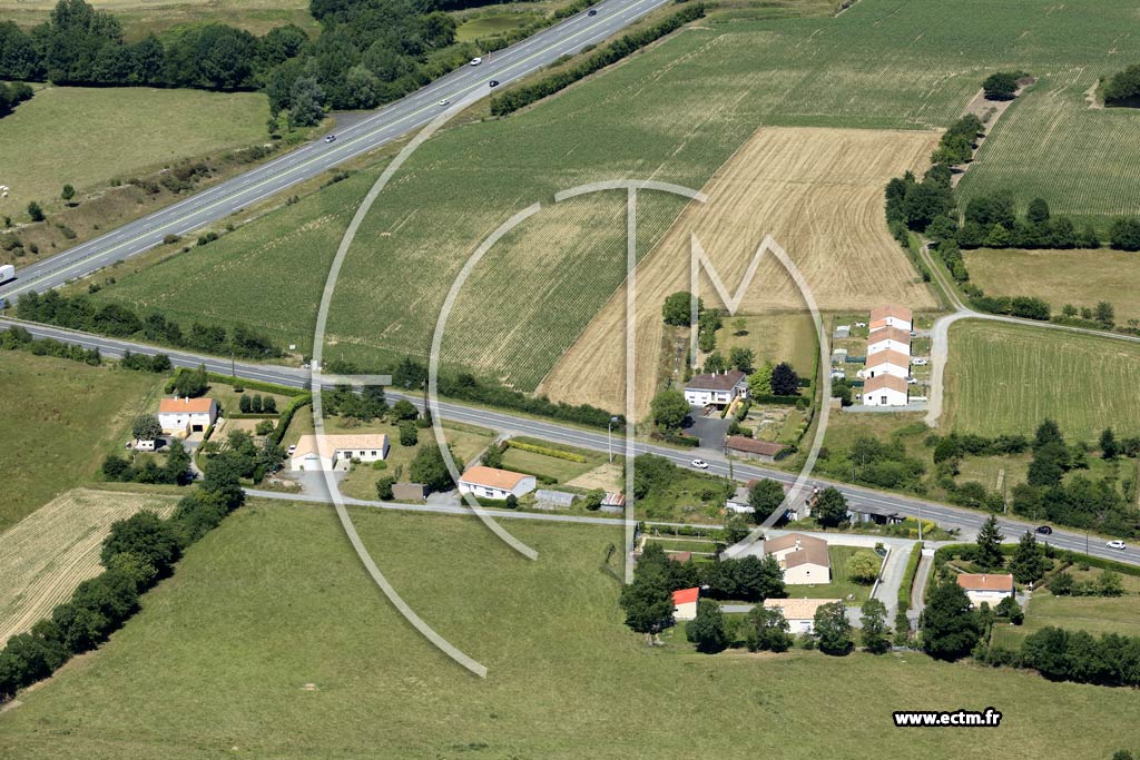 Photo arienne de Saint-Andr-Goule-d'Oie (la Brossire)