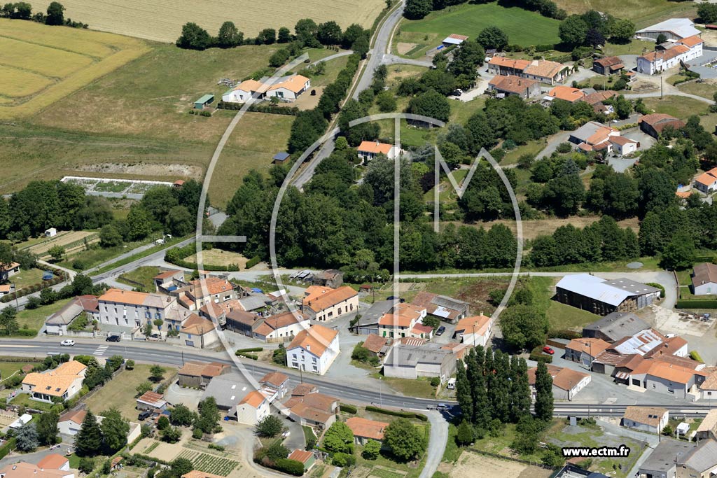Photo arienne de Saint-Andr-Goule-d'Oie (la Brossire)