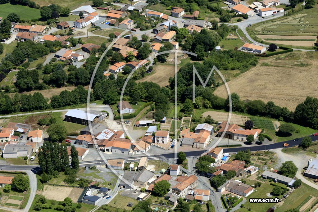 Photo arienne de Saint-Andr-Goule-d'Oie (la Brossire)