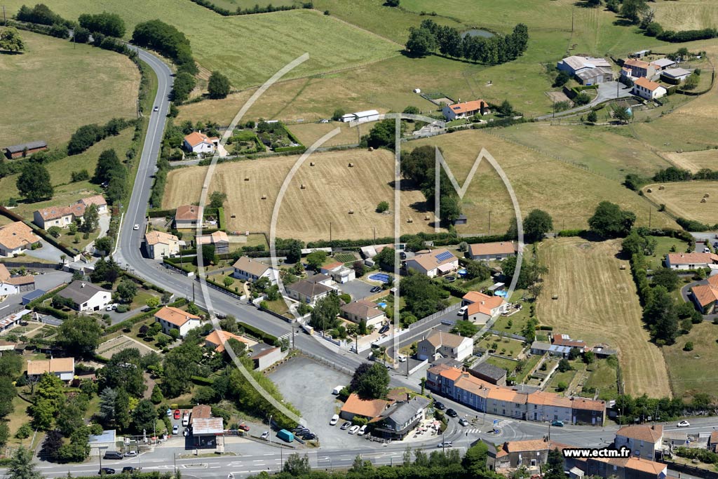 Photo arienne de Saint-Laurent-sur-Svre