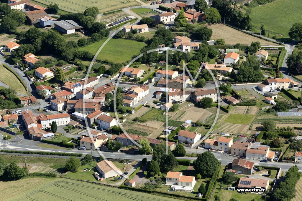 Photo arienne de Saint-Michel-Mont-Mercure (l'paud)