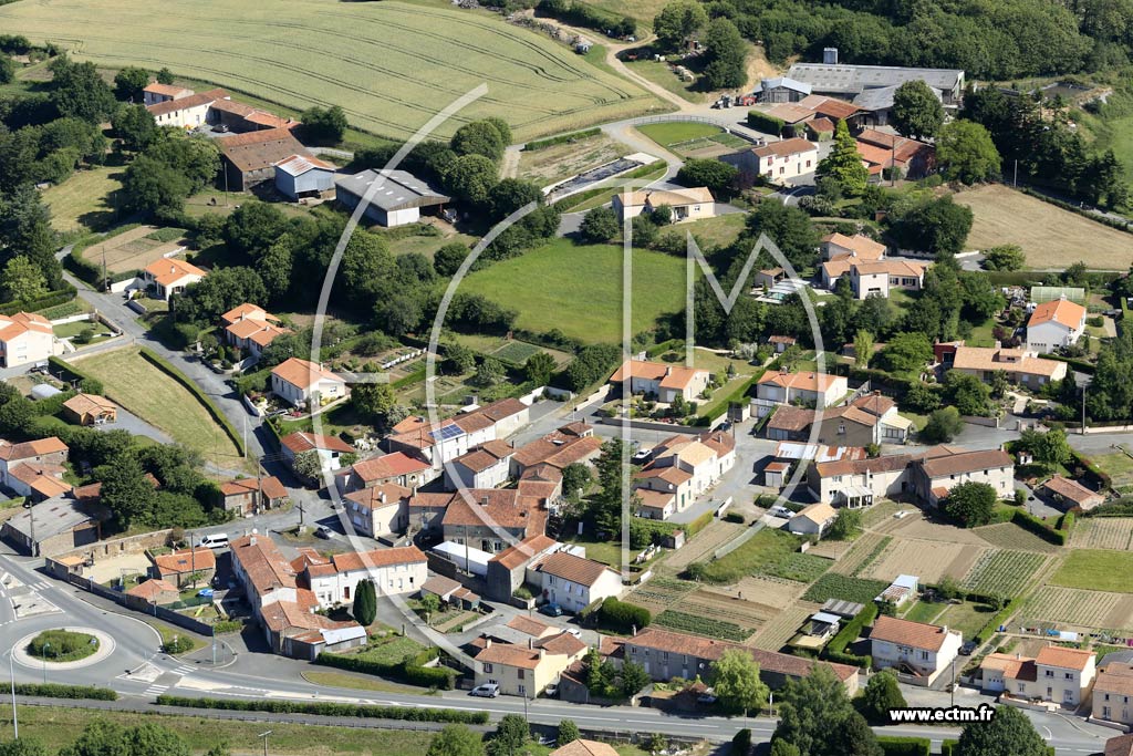 Photo arienne de Saint-Michel-Mont-Mercure (l'paud)
