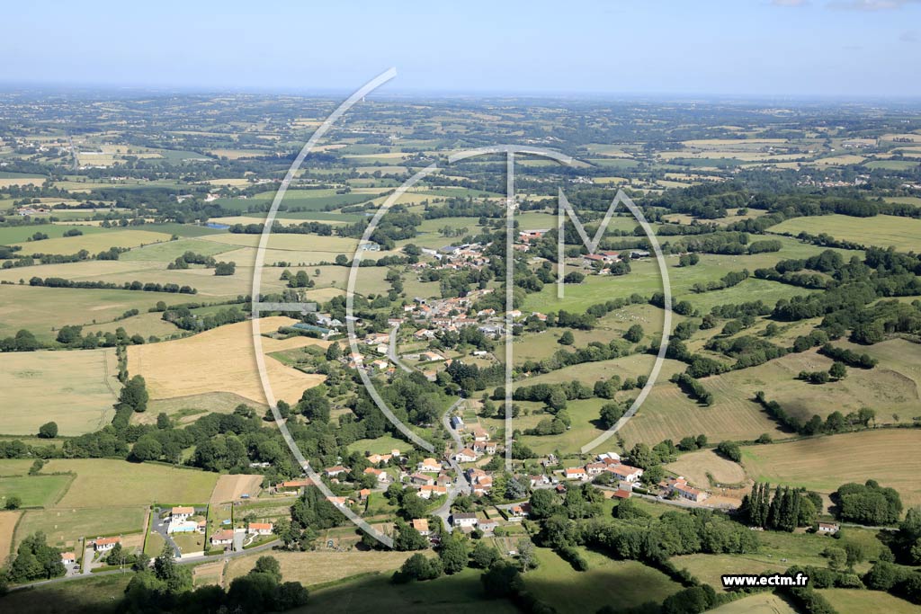 Photo arienne de Saint-Michel-Mont-Mercure (la Bessonnire - la Bretonnire)