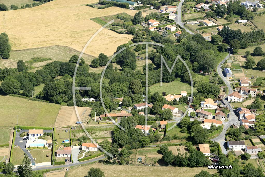 Photo arienne de Saint-Michel-Mont-Mercure (la Bessonnire)