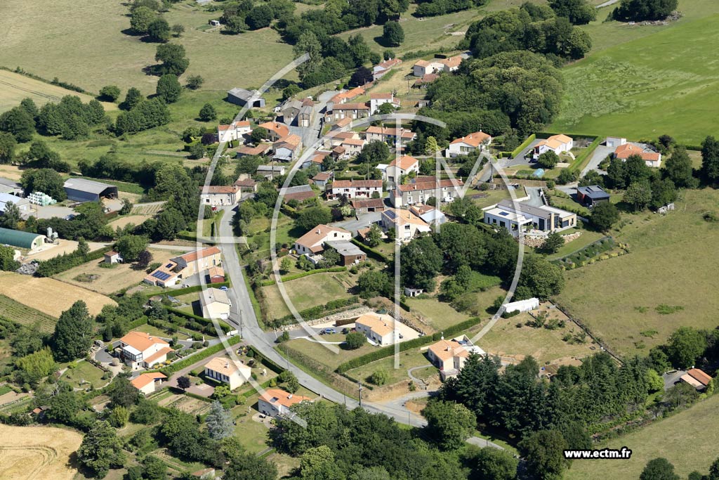 Photo arienne de Saint-Michel-Mont-Mercure (la Bretonnire)