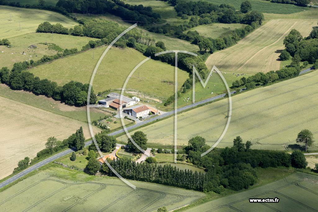 Photo arienne de Saint-Michel-Mont-Mercure (le Boizillier)