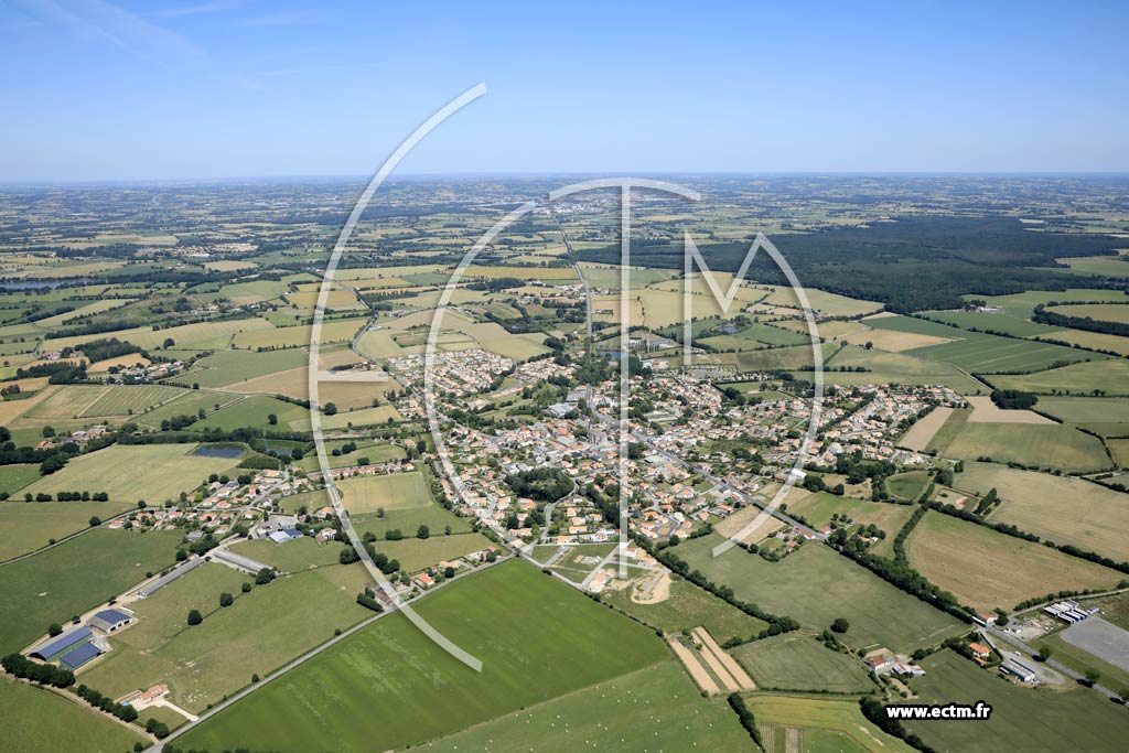 Photo arienne de Vendrennes