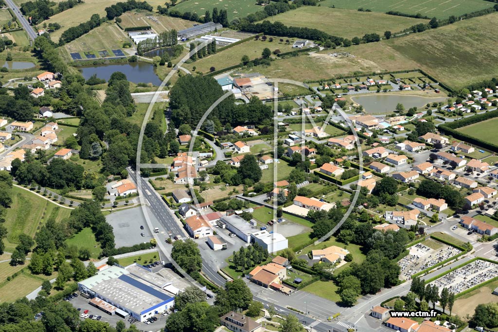 Photo arienne de Vendrennes